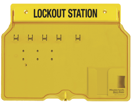 MASTER LOCK - 4 LOCK STATION BASE & COVER - EMPTY 